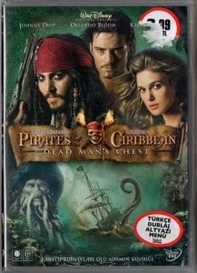 PIRATES OF THE CARIBBEAN DEAD MAN'S CHEST - KARAYİP KORSANLARI ÖLÜ ADAMIN SANDIĞI - JOHNNY DEPP - ORLANDO BLOOM - KEIRA KNIGHTLEY - DVD SIFIR