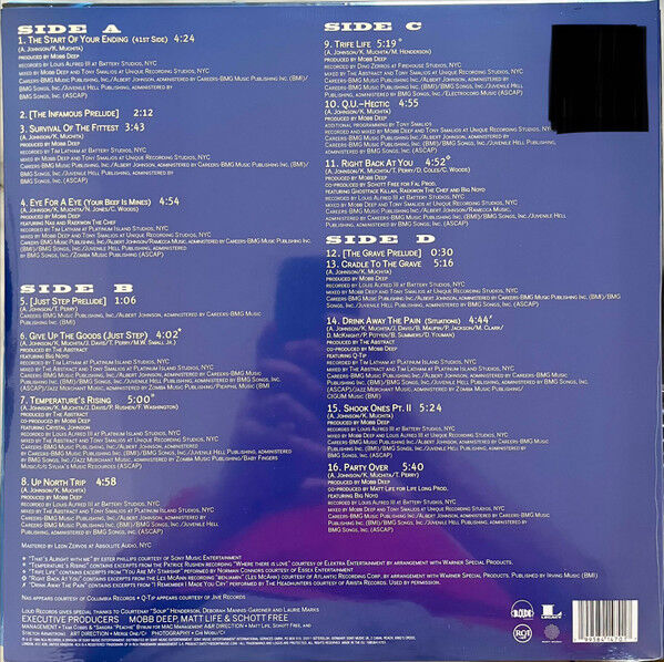 MOBB DEEP - THE INFAMOUS (1995) - 2xLP 2026 EDITION SIFIR PLAK