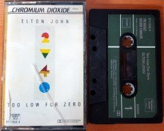 ELTON JOHN - TOO LOW FOR ZERO (1983) CASSETTE MADE IN WEST GERMANY ''USED''