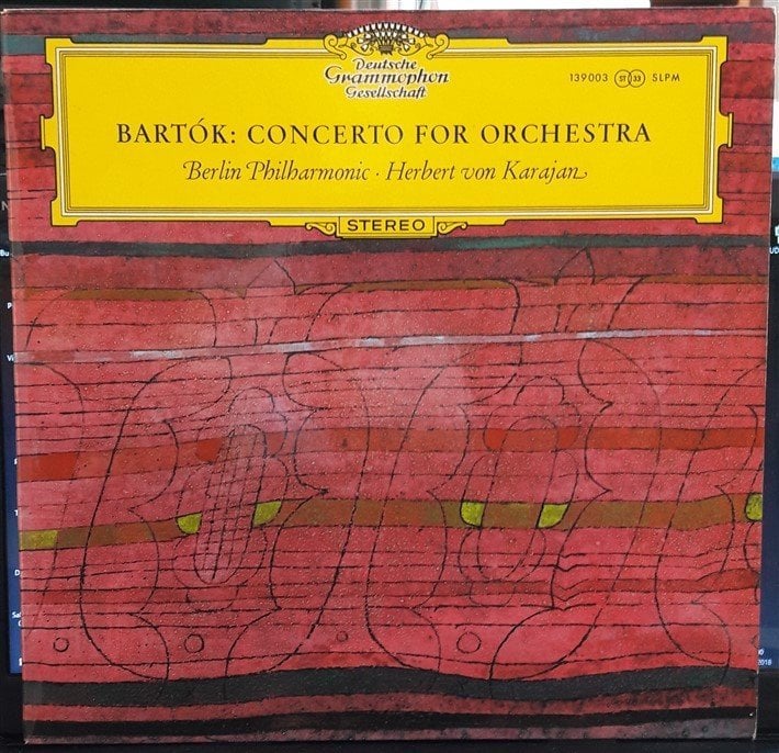BARTÓK: CONCERTO FOR ORCHESTRA, BERLINER PHILHARMONIKER, HERBERT VON KARAJAN - 2.EL PLAK