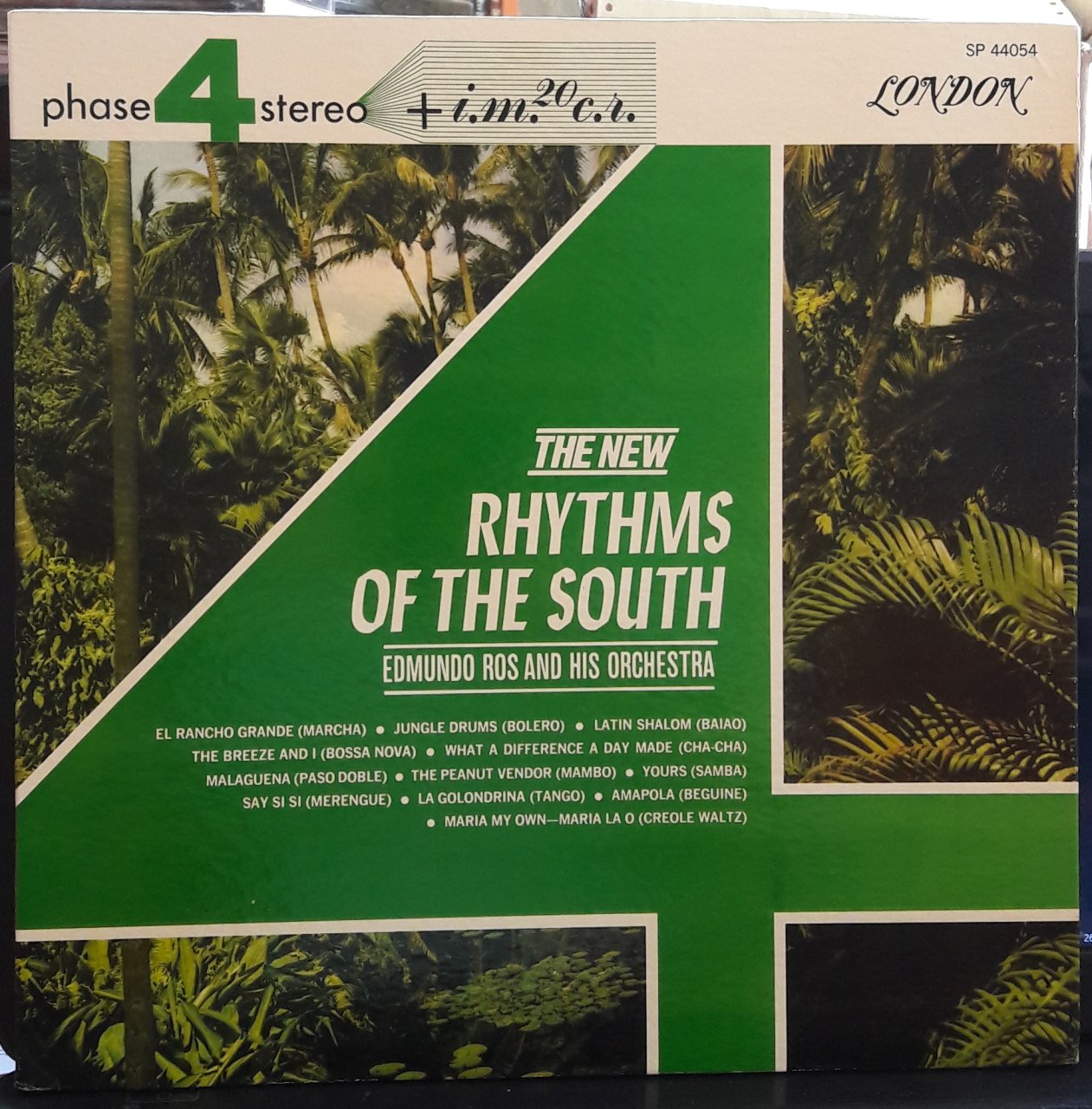 THE NEW RHYTHMS OF THE SOUTH - EDMUNDO ROS - PLAK 2.EL LONDON PHASE 4 STEREO