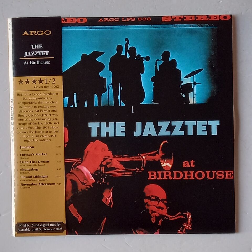 THE JAZZTET – AT BIRDHOUSE (1961) - CD 2002 REMASTERED REISSUE 2.EL