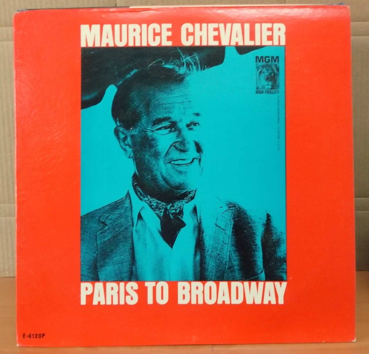 MAURICE CHEVALIER - PARIS TO BROADWAY LP 2.EL