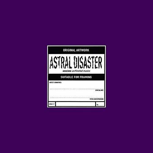 COIL - ASTRAL DISASTER SESSIONS UN/FINISHED MUSICS (2018) - LP ABSTRACT EXPERIMENTAL AMBIENT SIFIR PLAK