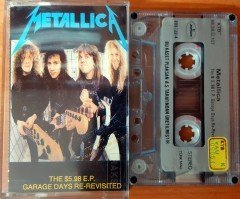 METALLICA - THE 5.98 E.P. GARAGE DAYS RE-REVISITED (1988) PLAKSAN CASSETTE MADE IN TURKEY ''USED'' PAPER LABEL