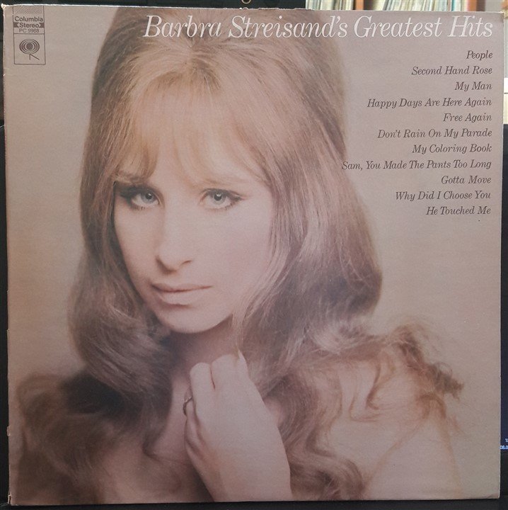BARBRA STREISAND - GREATEST HITS (1970) - PLAK 2.EL