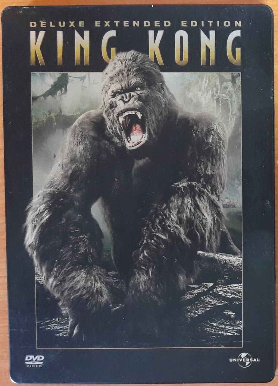KING KONG (2005) - NAOMI WATTS - JACK BLACK - ADRIEN BRODY - 3DVD METAL KUTU 2.EL TR ALTYAZI YOKTUR