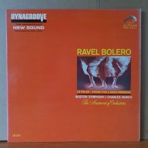 RAVEL: BOLERO, LA VALSE, PAVAN FOR A DEAD PRINCESS / BOSTON SYMPHONY, CHARLES MUNCH (1963) - LP 2.EL PLAK