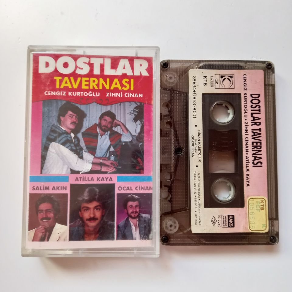 DOSTLAR TAVERNASI / CENGİZ KURTOĞLU, ZİHNİ CİNAN, ATİLLA KAYA, SALİM AKIN (1988) - KASET 2.EL