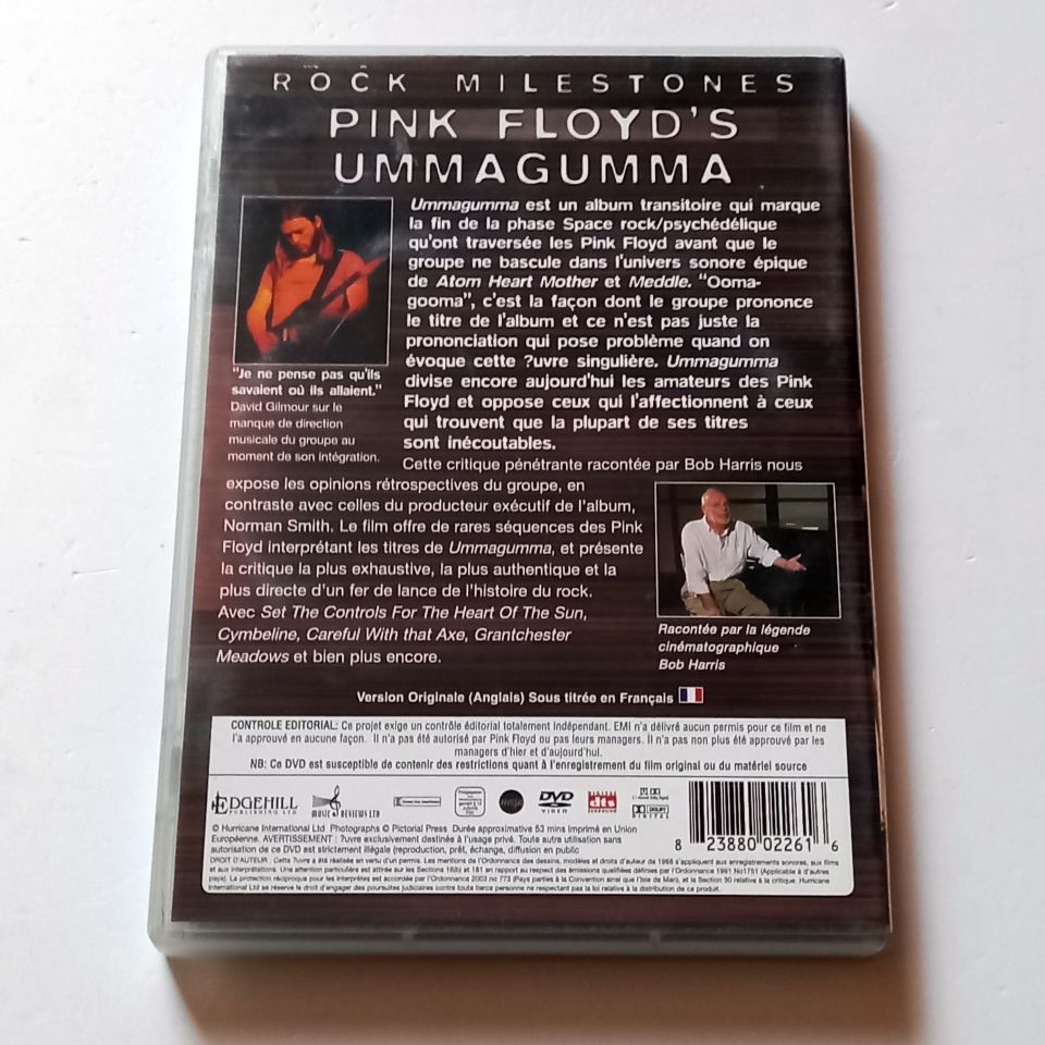 ROCK MILESTONES - PINK FLOYD\'S UMMAGUMMA - DVD 2.EL