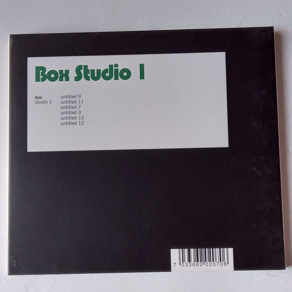 BOX – STUDIO 1 (2008) - CD DIGIPAK 2.EL