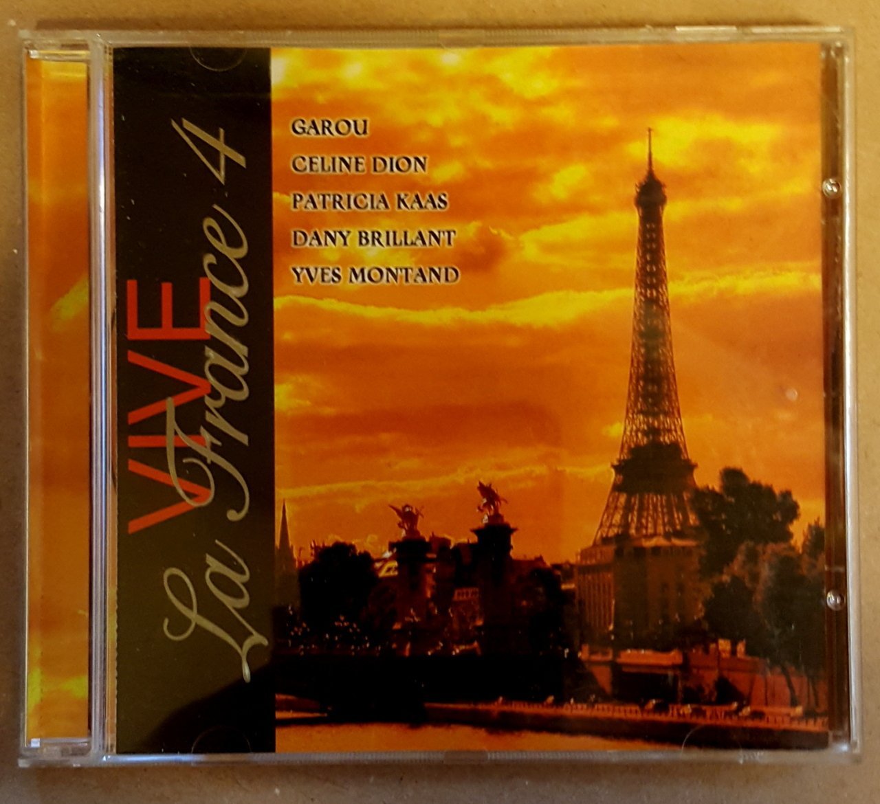 VIVE LA FRANCE VOL4 KARIŞIK FRANSIZCA POP CD GAROU DION KAAS DASSIN ADAMO 2.EL