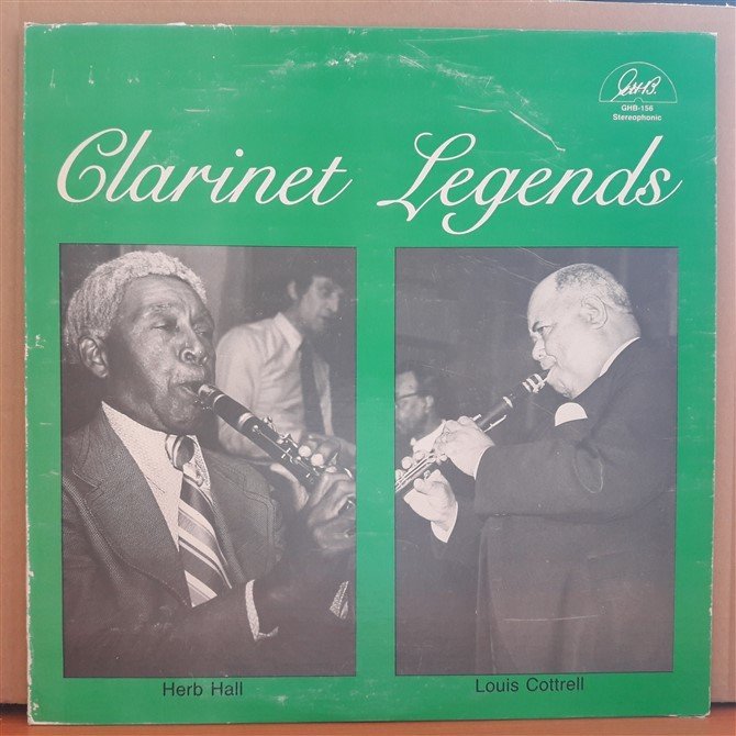 CLARINET LEGENDS HERB HALL - LOUIS COTTRELL (1983) - LP 2.EL PLAK