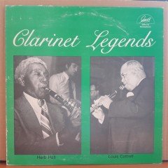 CLARINET LEGENDS HERB HALL - LOUIS COTTRELL (1983) - LP 2.EL PLAK