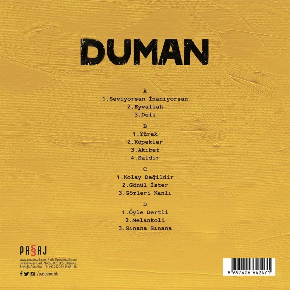 DUMAN - DARMADUMAN (2013) - 2LP 2025 BASIM SIFIR PLAK