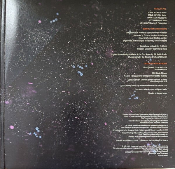 MARILLION - SEASON'S END (1989) - 2LP 2023 EDITION NEW MIX SIFIR PLAK