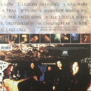 TESTAMENT - LOW (1994) - LP 180GR 2017 EDITION SIFIR PLAK
