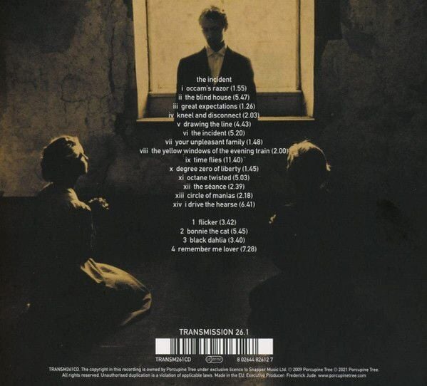 PORCUPINE TREE – THE INCIDENT (2009) - CD 2021 REISSUE DIGIPAK AMBALAJINDA SIFIR