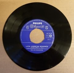 LOS PARAGUAYOS - LATIN AMERICAN ROMANCE (4 ŞARKILIK 45LİK) - 7'' 45 DEVİR 2.EL PLAK