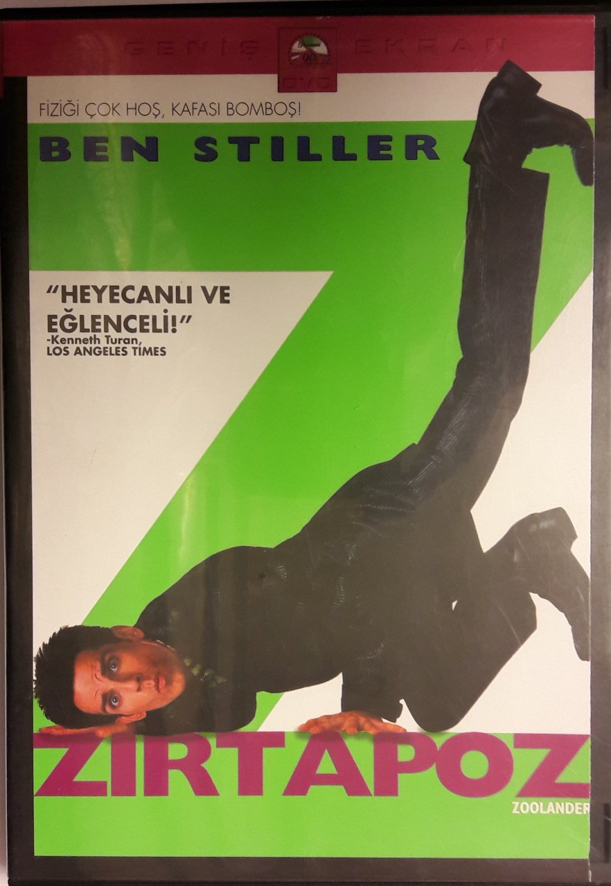 ZIRTAPOZ - ZOOLANDER - BEN STILLER - MILLA JOVOVICH - DVD 2.EL