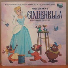 CINDERELLA THE STORY AND THE SONGS (1969) - WALT DISNEY - LP PLAK 2.EL
