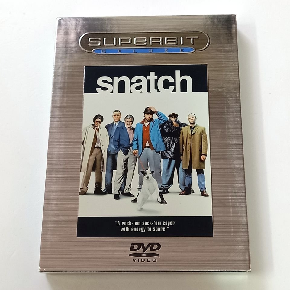 SNATCH - BRAD PITT, JASON STATHAM, BENICIO DEL TORO - YÖN.: GUY RITCHIE -2 X DVD SUPERBIT DELUXE COLLECTION SLIPCOVER 2.EL 1. BÖLGE TR ALTYAZI YOKTUR
