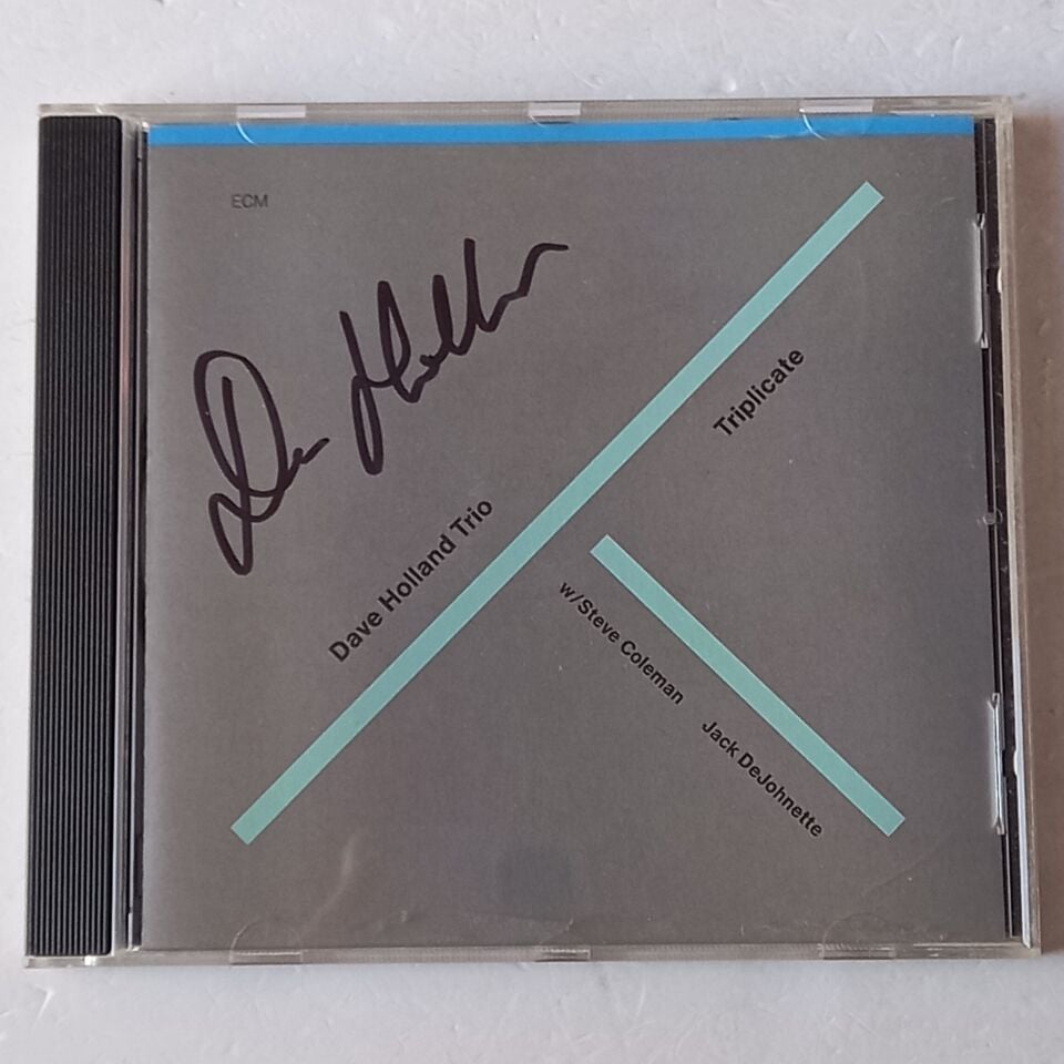 DAVE HOLLAND TRIO – TRIPLICATE (1988) - CD İMZALI 2.EL