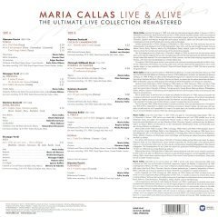 MARIA CALLAS - LIVE & ALIVE (2017) - LP SIFIR
