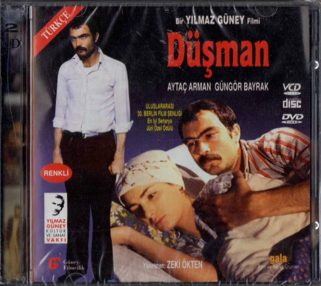 DÜŞMAN - YILMAZ GÜNEY, AYTAÇ ARMAN, ZEKİ ÖKTEN - VCD AMBALAJINDA SIFIR