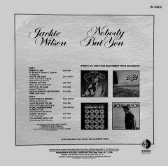 JACKIE WILSON - NOBODY BUT YOU (1976) - LP SOUL SIFIR PLAK
