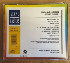 MARIANNE FAITHFULL BROKEN ENGLISH (1979) CD 2.EL
