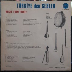 VOICES FROM TURKEY - PLAK 2.EL ARAS PLAK