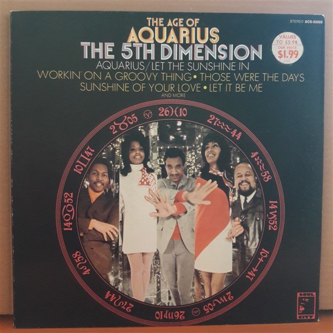 THE 5TH DIMENSION - THE AGE OF AQUARIUS - LP 2.EL PLAK