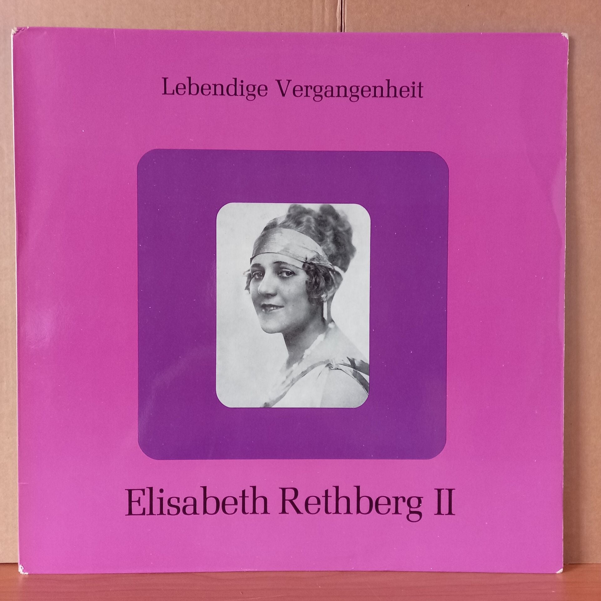 ELISABETH RETHBERG II / LEBENDIGE VERGANGENHEIT - LP 2.EL PLAK