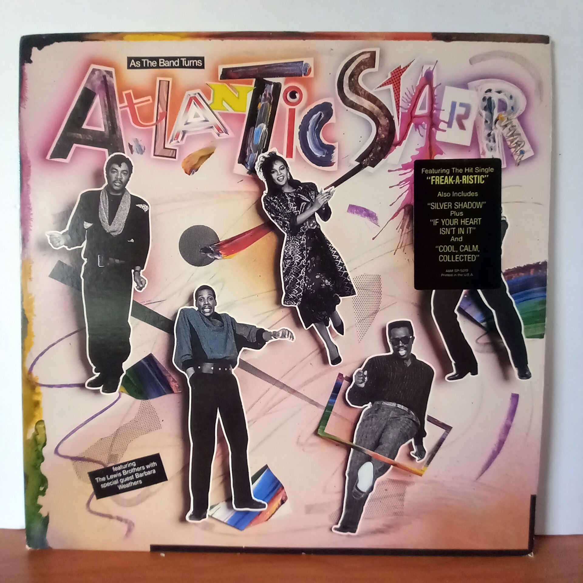 ATLANTIC STARR – AS THE BAND TURNS (1985) - LP 2.EL PLAK