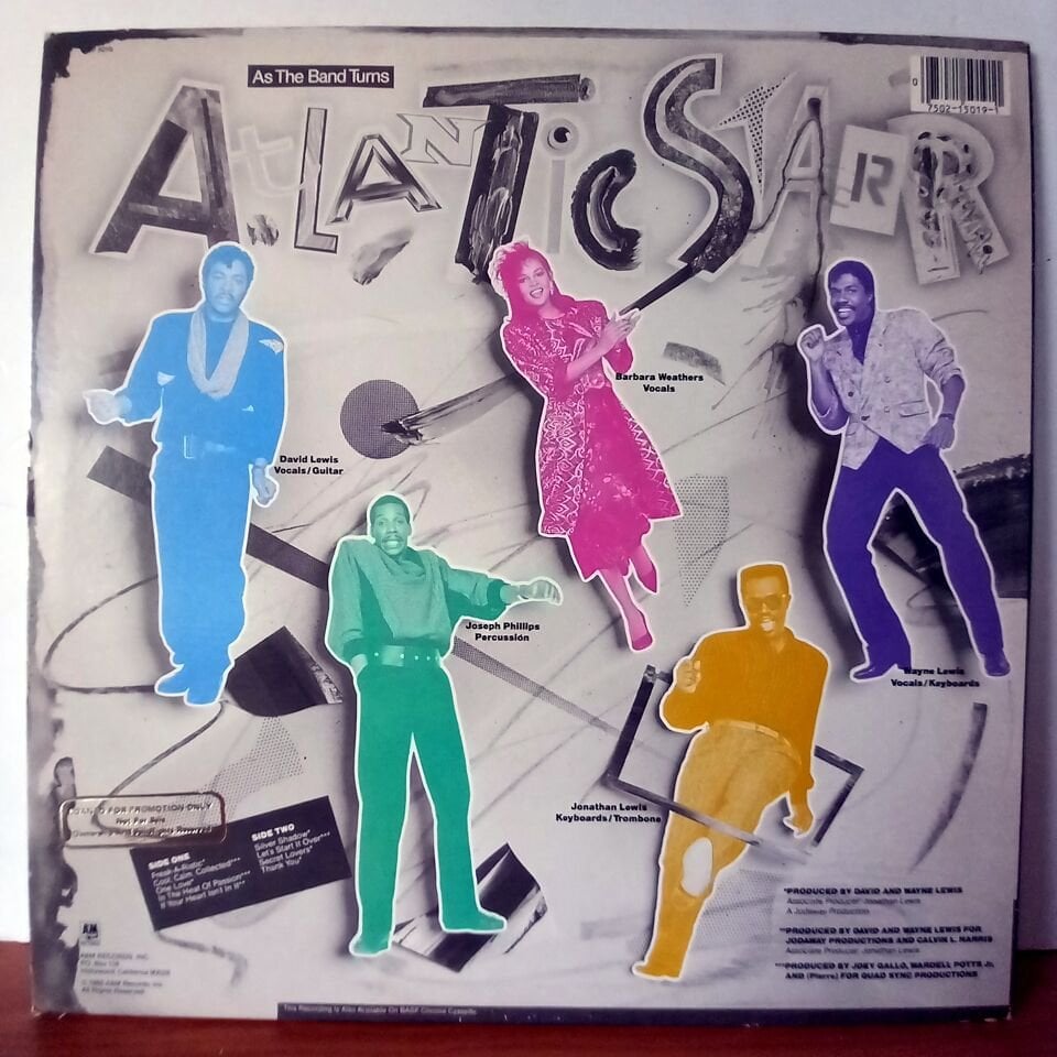 ATLANTIC STARR – AS THE BAND TURNS (1985) - LP 2.EL PLAK