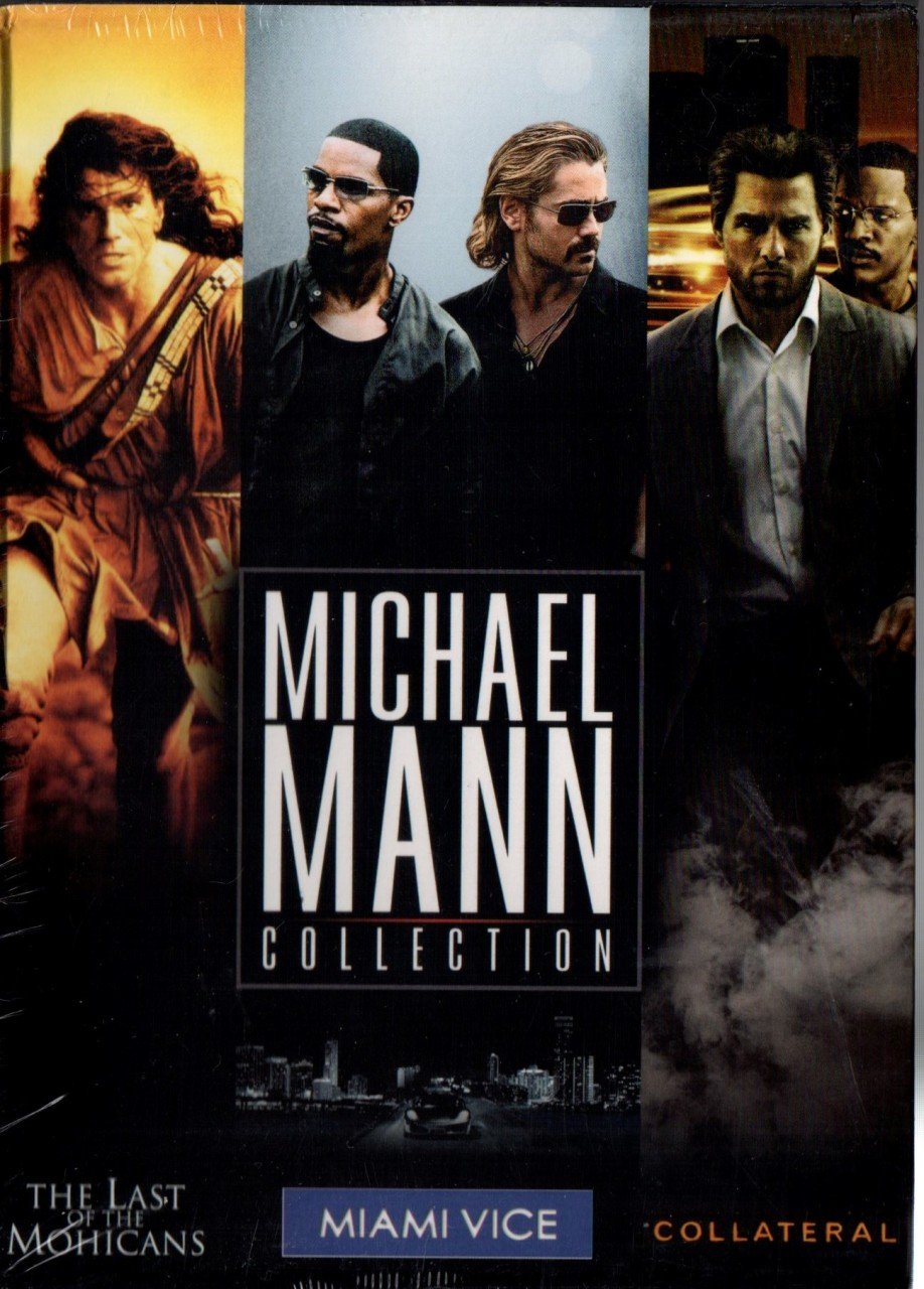 MICHAEL MANN COLLECTION: THE LAST OF THE MOHICANS, MIAMI VICE, COLLATERAL - 3DVD BOX SIFIR