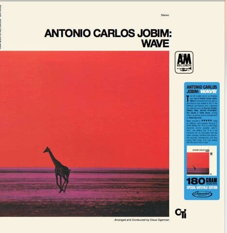 ANTONIO CARLOS JOBIM – WAVE (1967) - LP 180GR 2024 REISSUE LATIN JAZZ , BOSSA NOVA SIFIR PLAK