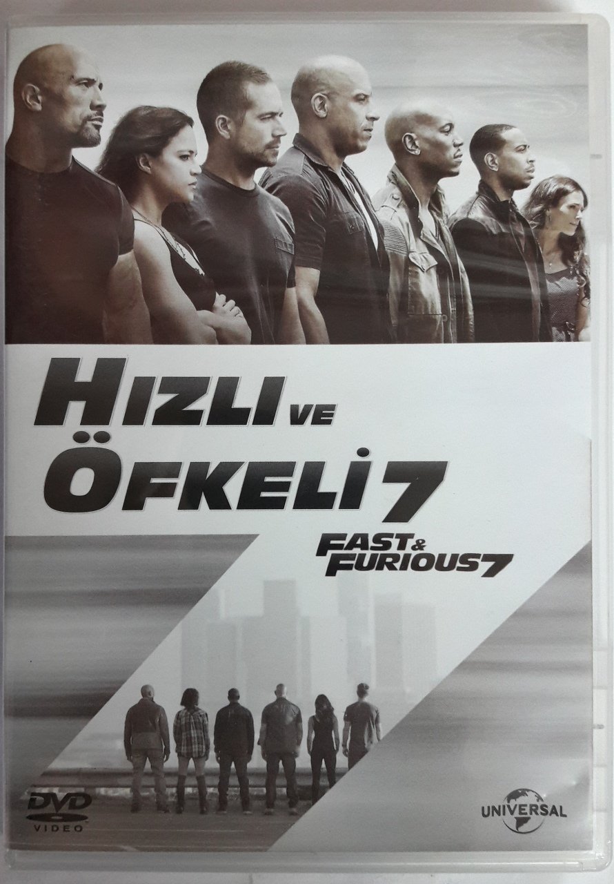HIZLI VE ÖFKELİ 7 - FAST AND FURIOUS 7 - VIN DIESEL - DVD 2.EL