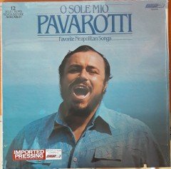 LUCIANO PAVAROTTI - O SOLE MIO (1979) - DÖNEM BASKISI PLAK SIFIR