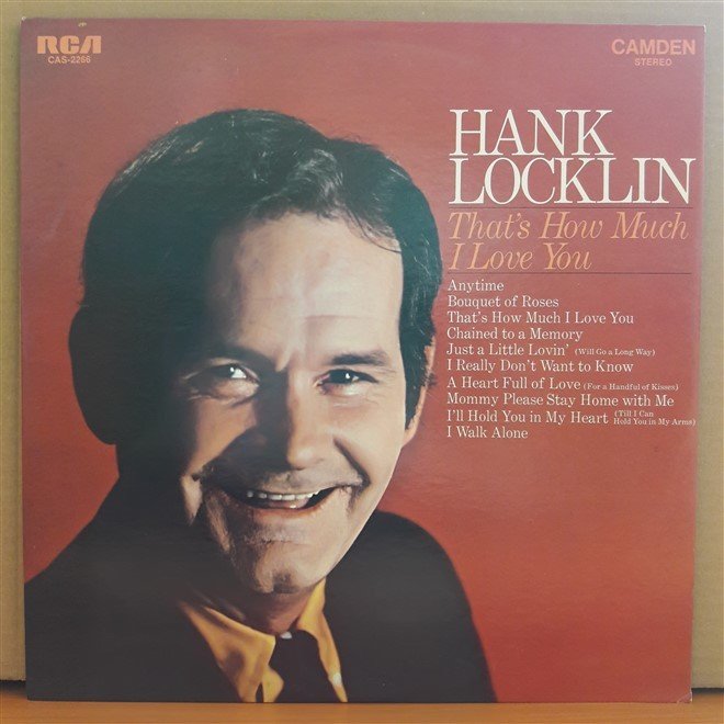 HANK LOCKLIN - THAT'S HOW MUCH I LOVE YOU (1968) - LP 2.EL PLAK