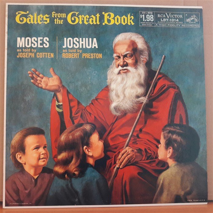 TALES FROM THE GREAT BOOK: MOSES / JOSHUA (1958) - LP 2.EL PLAK