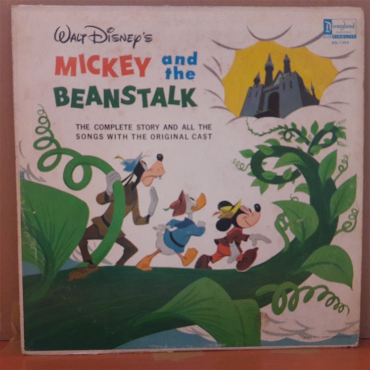 MICKEY AND THE BEANSTALK (1963) - WALT DISNEY - LP PLAK 2.EL