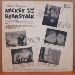 MICKEY AND THE BEANSTALK (1963) - WALT DISNEY - LP PLAK 2.EL