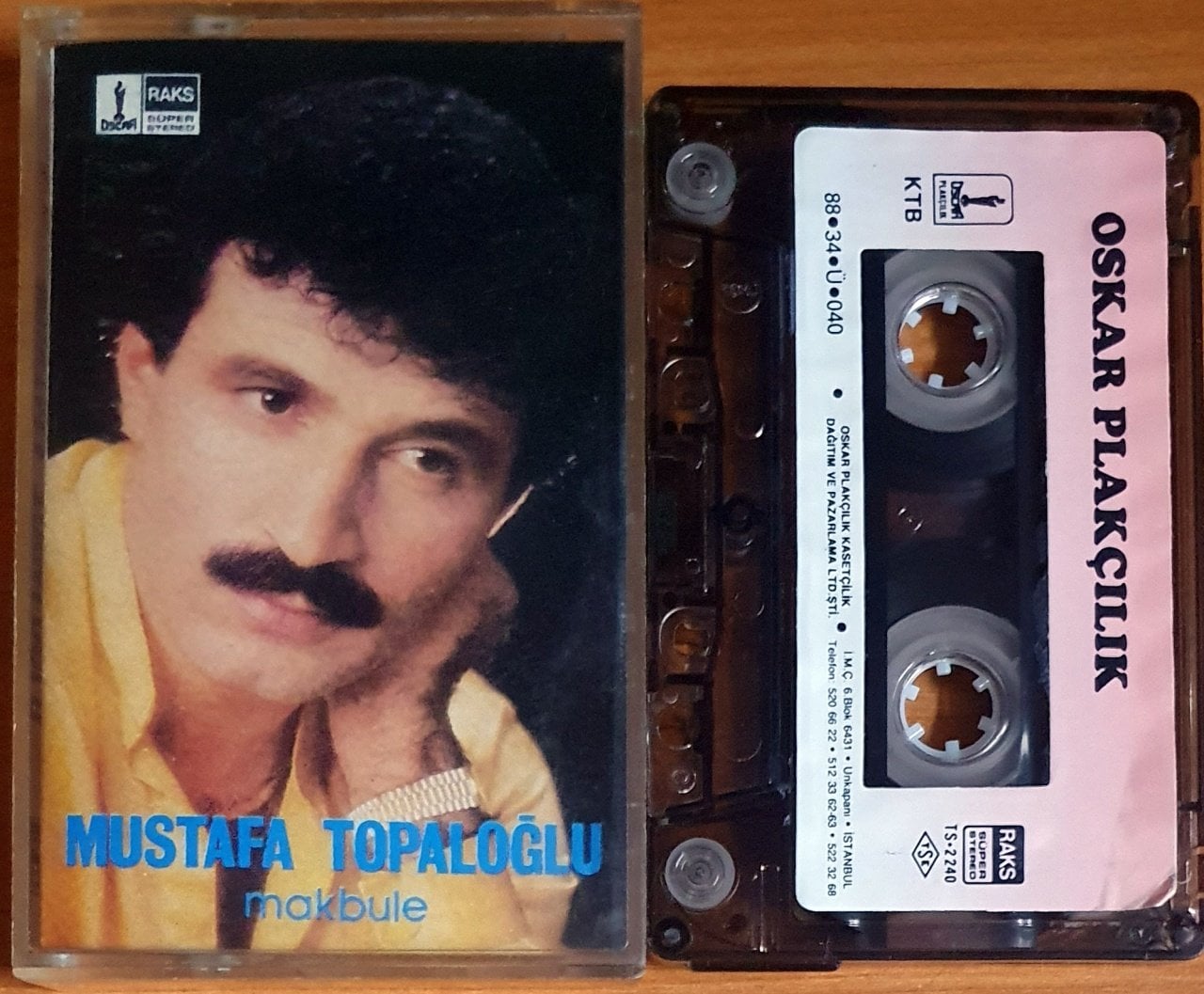 MUSTAFA TOPALOĞLU - MAKBULE (1988) - KASET OSKAR 2.EL