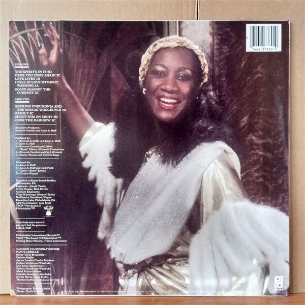 PATTI LABELLE – THE SPIRIT'S IN IT (1981) - LP 2. EL PLAK