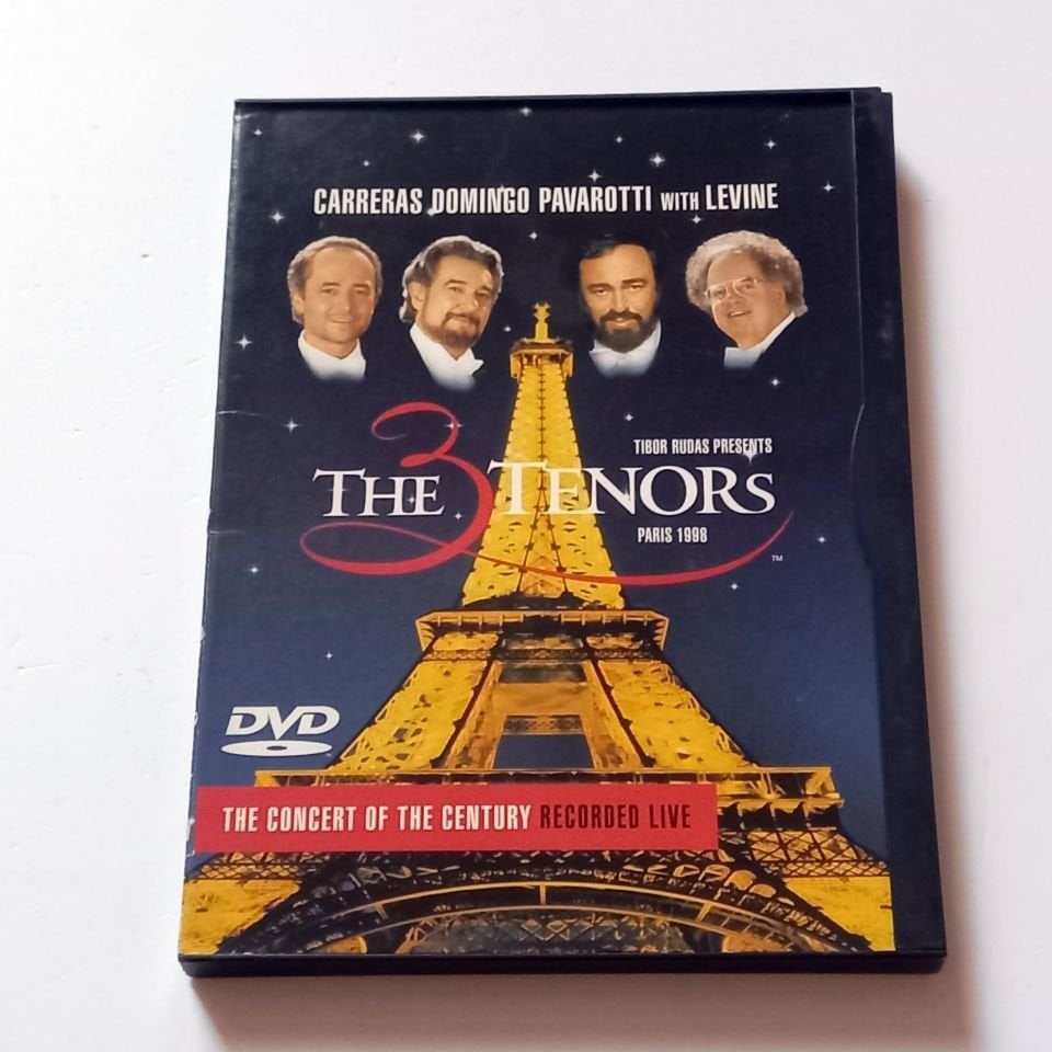 THE THREE TENORS - PARIS 1998 (1998) - DVD SNAPCASE 2.EL