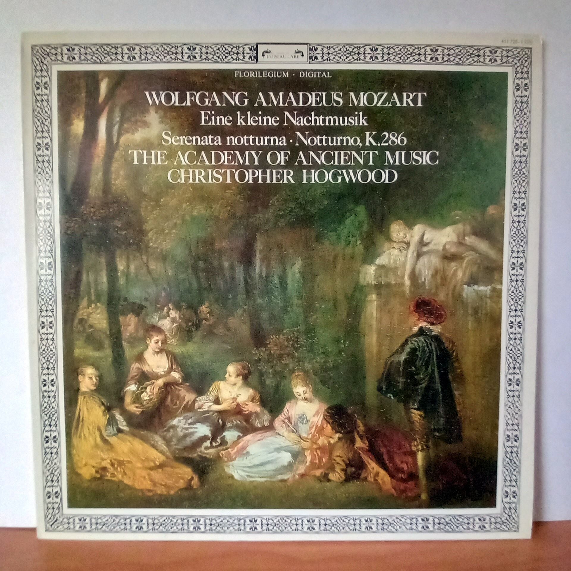 WOLFGANG AMADEUS MOZART / EINE KLEINE NACHTMUSIK / THE ACADEMY OF ANCIENT MUSIC, CHRISTOPHER HOGWOOD • SERENATA NOTTURNA • NOTTURNO, K.286 (1984) - LP 2.EL PLAK