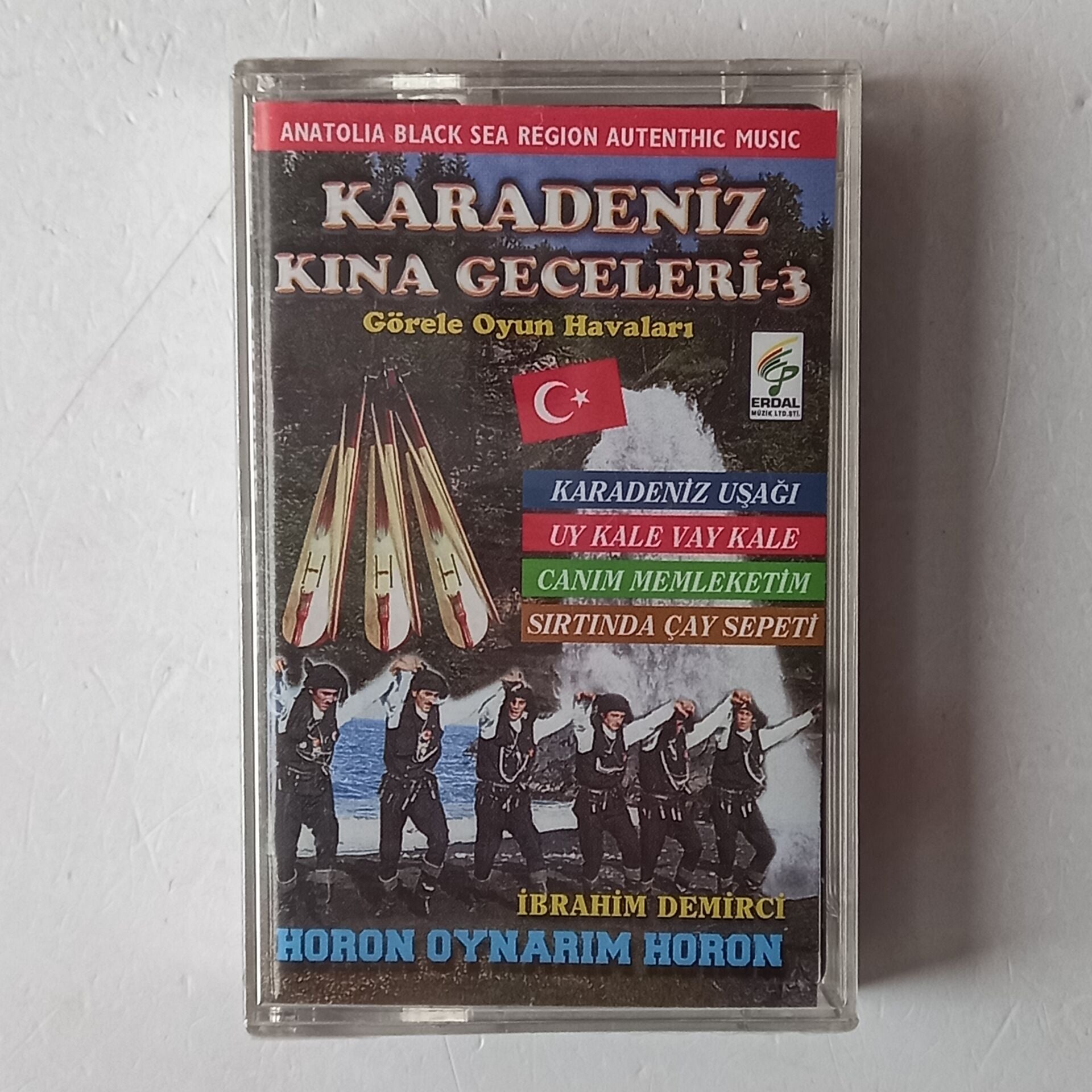 İBRAHİM KENDİRCİ - KARADENİZ KINA GECELERİ 3 / HORON OYNARIM HORON (1998) - KASET AMBALAJINDA SIFIR