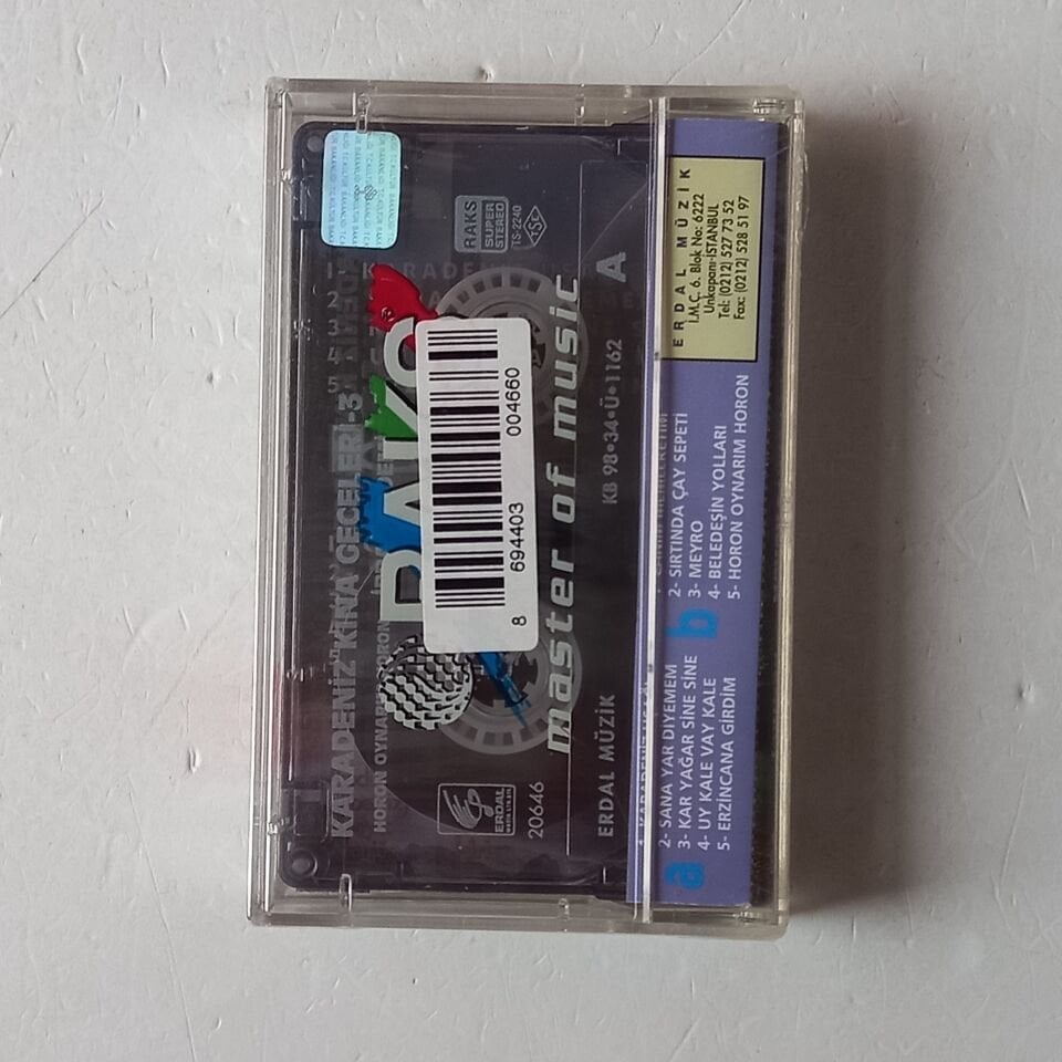 İBRAHİM KENDİRCİ - KARADENİZ KINA GECELERİ 3 / HORON OYNARIM HORON (1998) - KASET AMBALAJINDA SIFIR